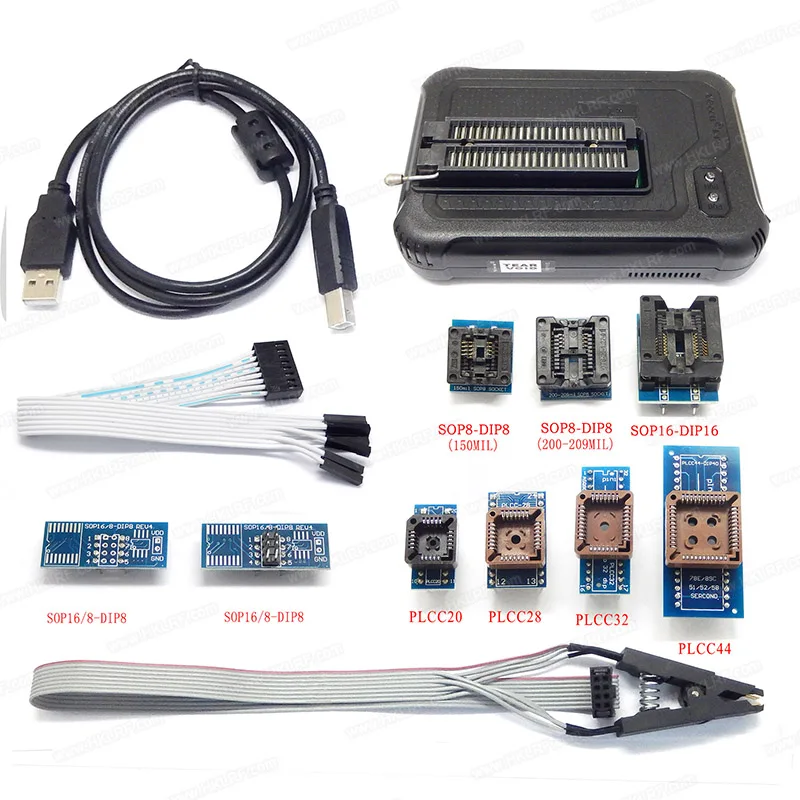 newXGecu T56 Bios Universal USB Programmer IC Chip Extractor with 10 Adapters
newXGecu T56 Bios Universal USB Programmer IC Chip Extractor with 10 Adapters