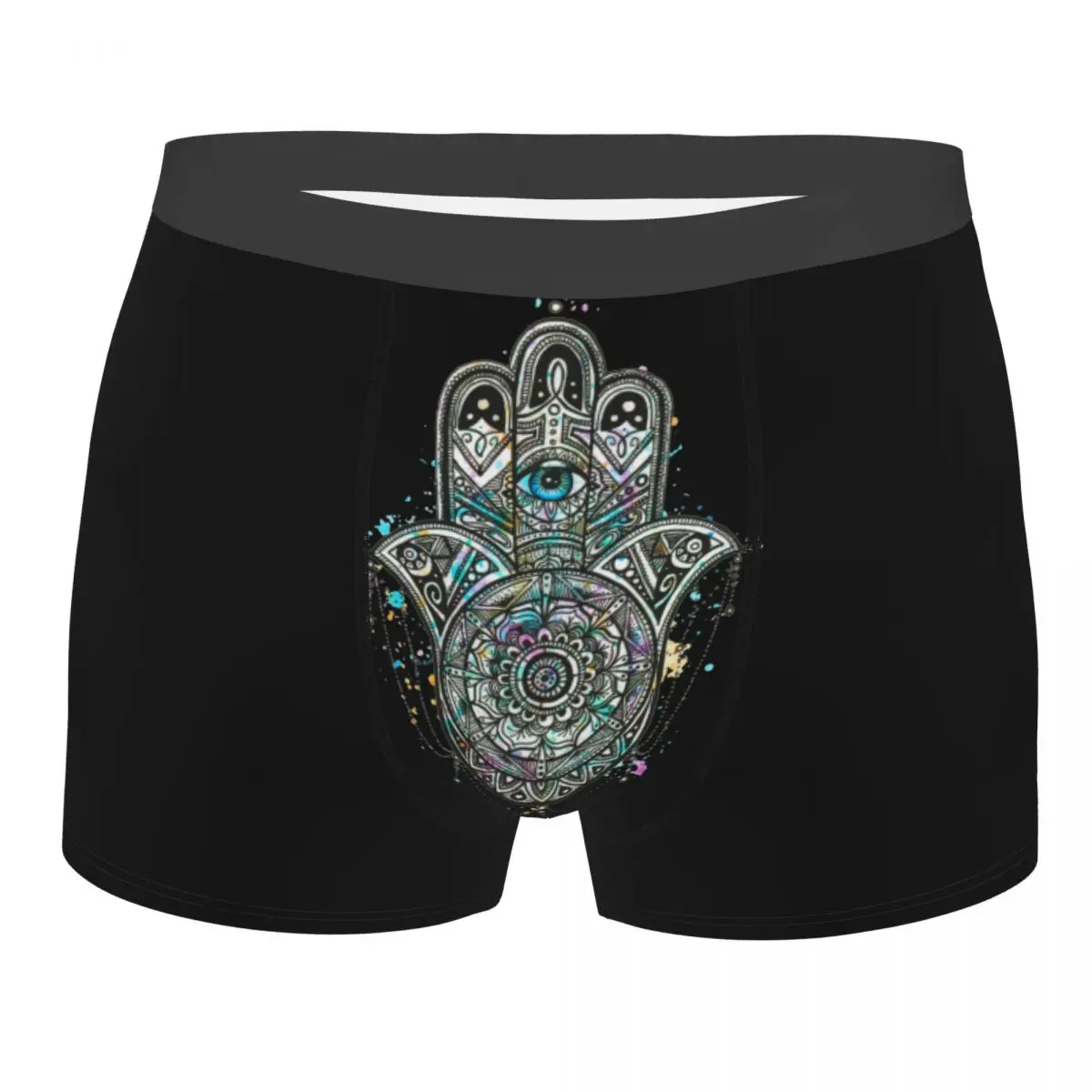 Hand Of Fatima Psychedelic Men's Underwear Boxer Shorts Panties Printed Breathable Underpants for Homme Plus Size
Hand Of Fatima Psychedelic Men's Underwear Boxer Shorts Panties Printed Breathable Underpants for Homme Plus Size