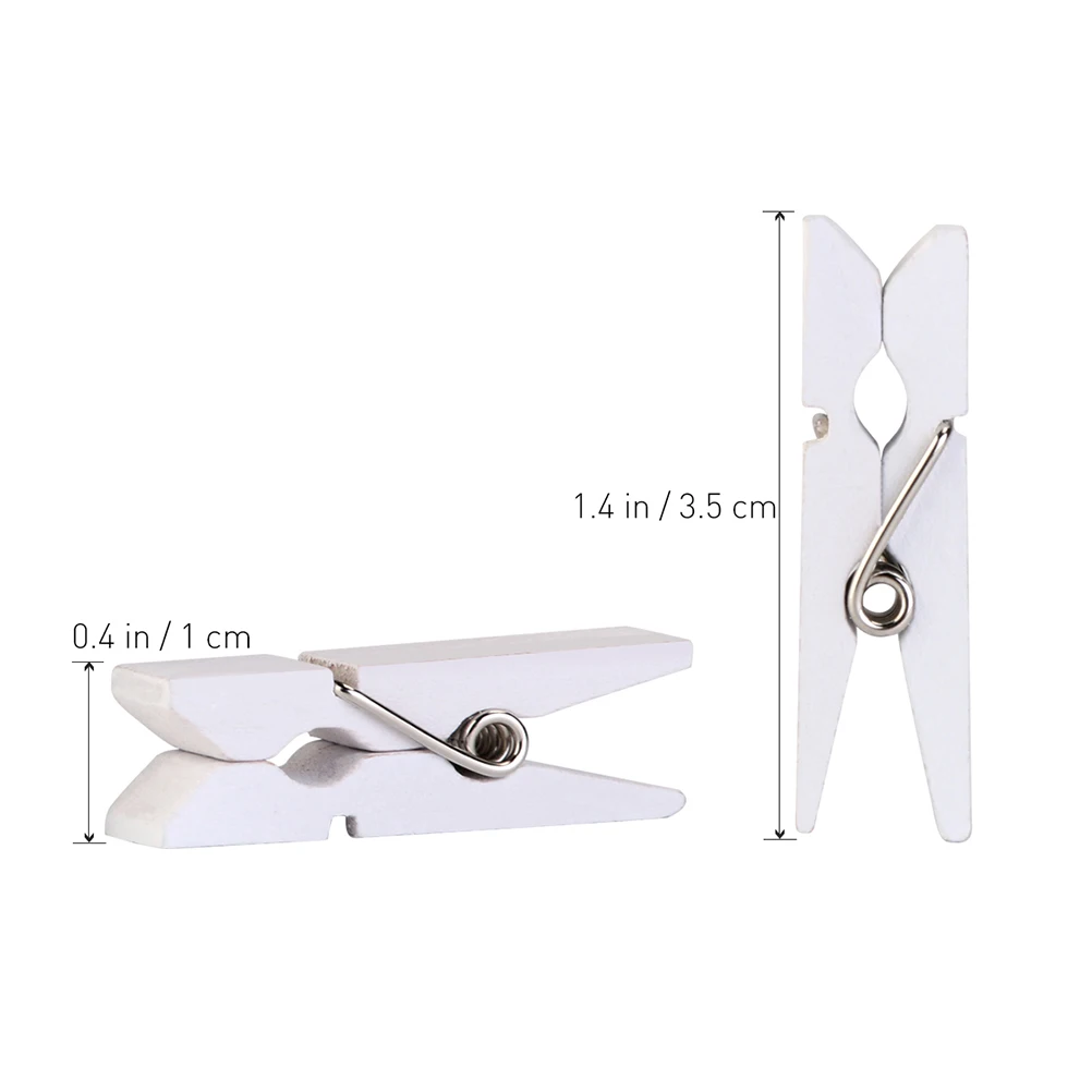 200 Pcs Natural Clothes Mini Clothespins Wooden Small for Hanging Photos Message Pegs
200 Pcs Natural Clothes Mini Clothespins Wooden Small for Hanging Photos Message Pegs