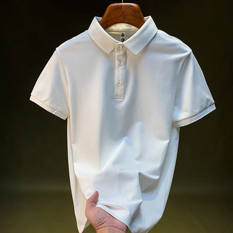 Simple solid color POLO men's 2025 new style lapel short sleeved T-shirt trendy and versatile men's summer top
Simple solid color POLO men's 2025 new style lapel short sleeved T-shirt trendy and versatile men's summer top