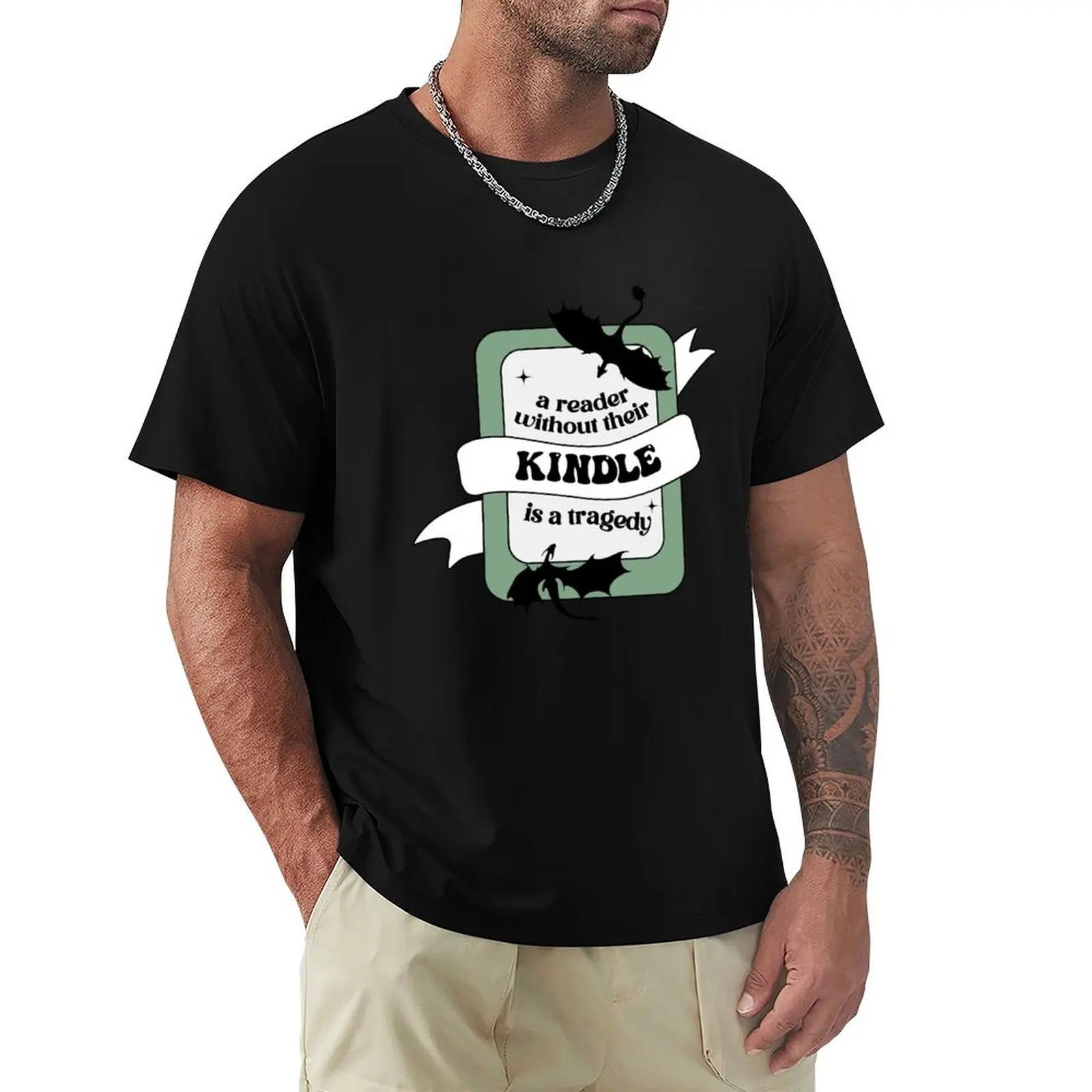 A Reader Without Their Kindle Is A Tragedy Fourth Wing Quote Green Bookish T-Shirt blanks cute tops tees men clothing
A Reader Without Their Kindle Is A Tragedy Fourth Wing Quote Green Bookish T-Shirt blanks cute tops tees men clothing