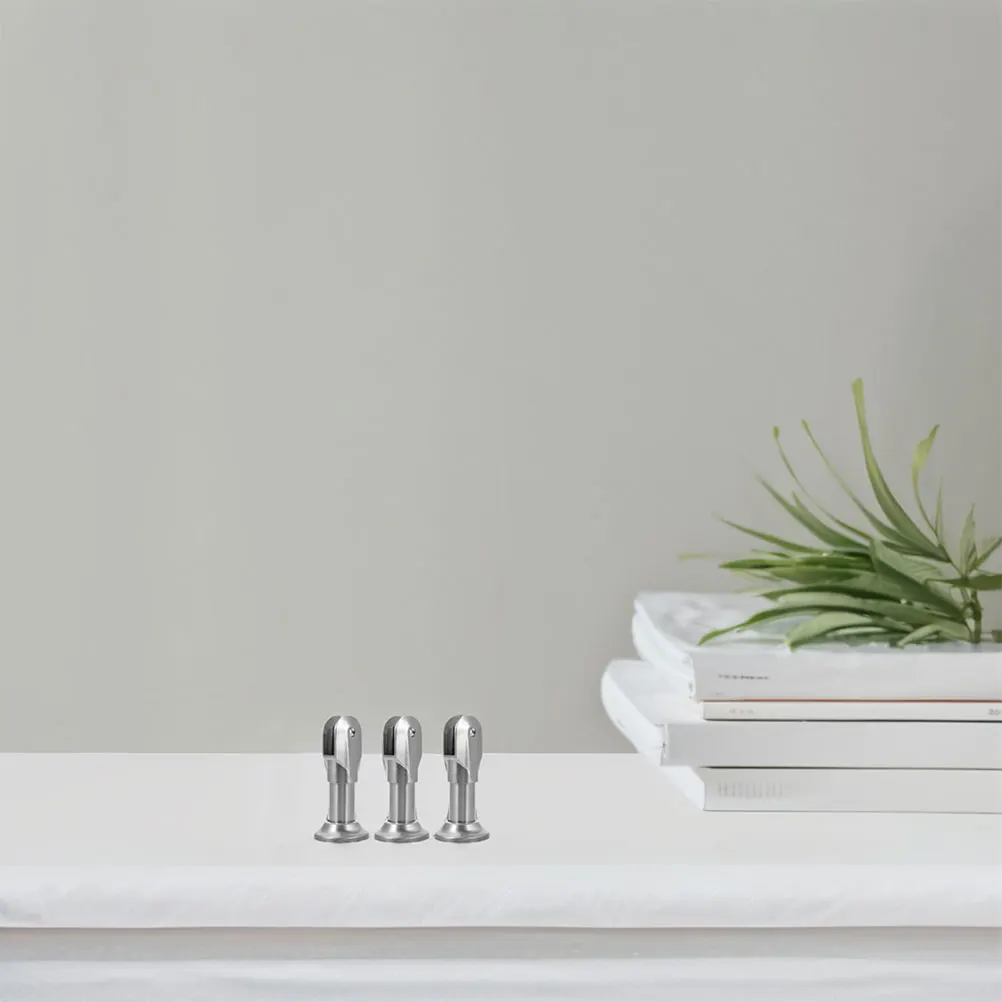 3pcs Stainless Steel Partition Feet Glass Clips Mounting Brackets Shower Rods Clamps Holder Shelf Hardware Accessories Bathroom
3pcs Stainless Steel Partition Feet Glass Clips Mounting Brackets Shower Rods Clamps Holder Shelf Hardware Accessories Bathroom
