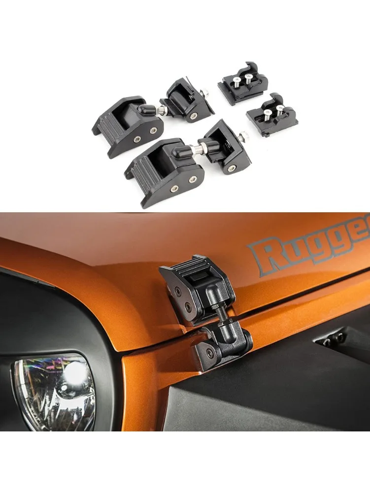 Car Engine Locking Hood Catch Kits for Jeep Wrangler JK 2007-2017
Car Engine Locking Hood Catch Kits for Jeep Wrangler JK 2007-2017