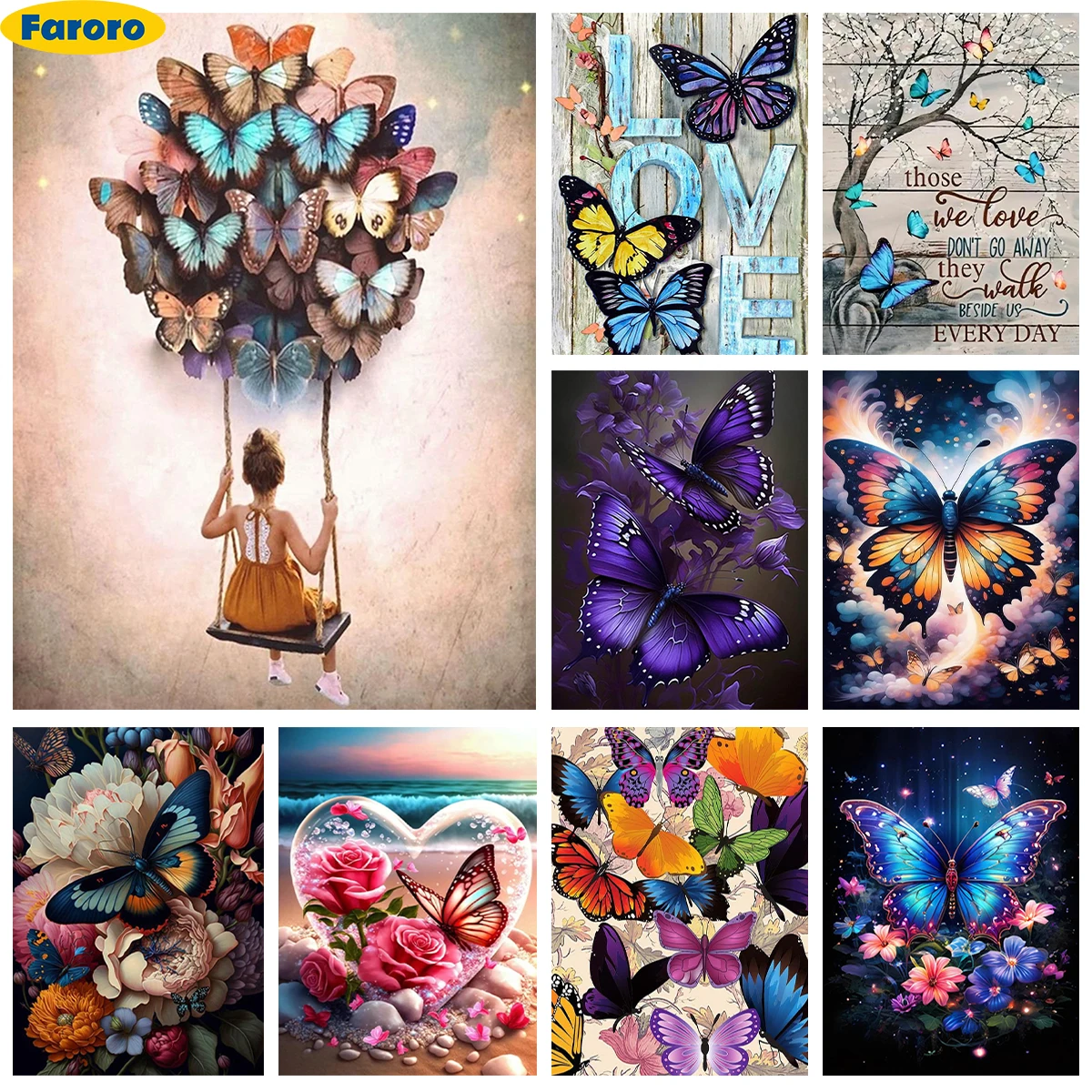Colorful Butterfly 5D Diamond Painting Kit Insects And Flowers Diy Diamond Embroidery Cross Stitch Hand Gift Home Wall Art Decor
Colorful Butterfly 5D Diamond Painting Kit Insects And Flowers Diy Diamond Embroidery Cross Stitch Hand Gift Home Wall Art Decor