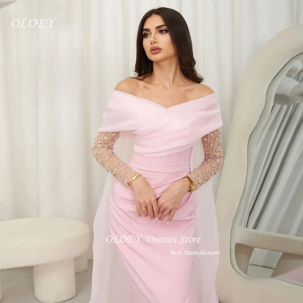 OLOEY Elegant Vintage Sweet Pink Beads Crystal Boat Neck Customized Formal Occasion Prom Dress Evening Party Gowns
OLOEY Elegant Vintage Sweet Pink Beads Crystal Boat Neck Customized Formal Occasion Prom Dress Evening Party Gowns