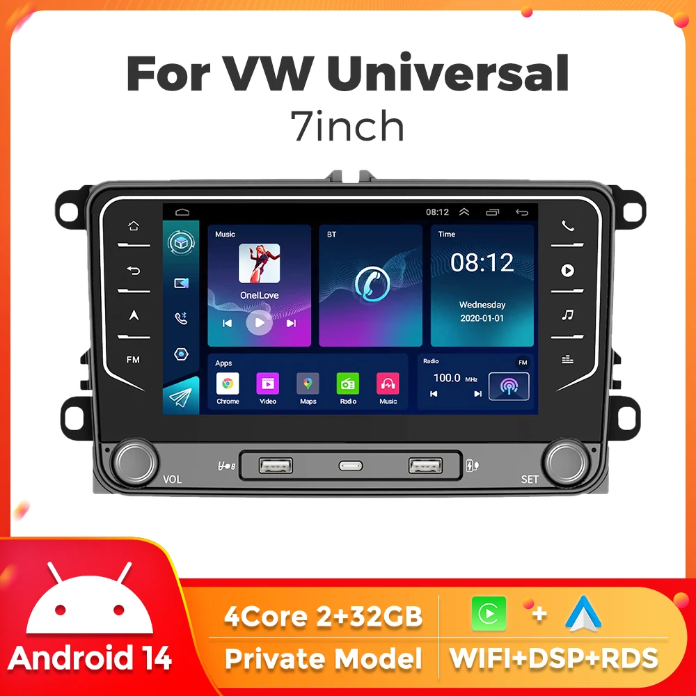 Автомобильный радиоплеер MEKEDE 7 дюймов Android 14 для Volkswagen VW CC Passat B7 Polo Golf 5 6 Jetta mk5 mk6 Carplay Auto WIFI GPS WIFI BT
Автомобильный радиоплеер MEKEDE 7 дюймов Android 14 для Volkswagen VW CC Passat B7 Polo Golf 5 6 Jetta mk5 mk6 Carplay Auto WIFI GPS WIFI BT