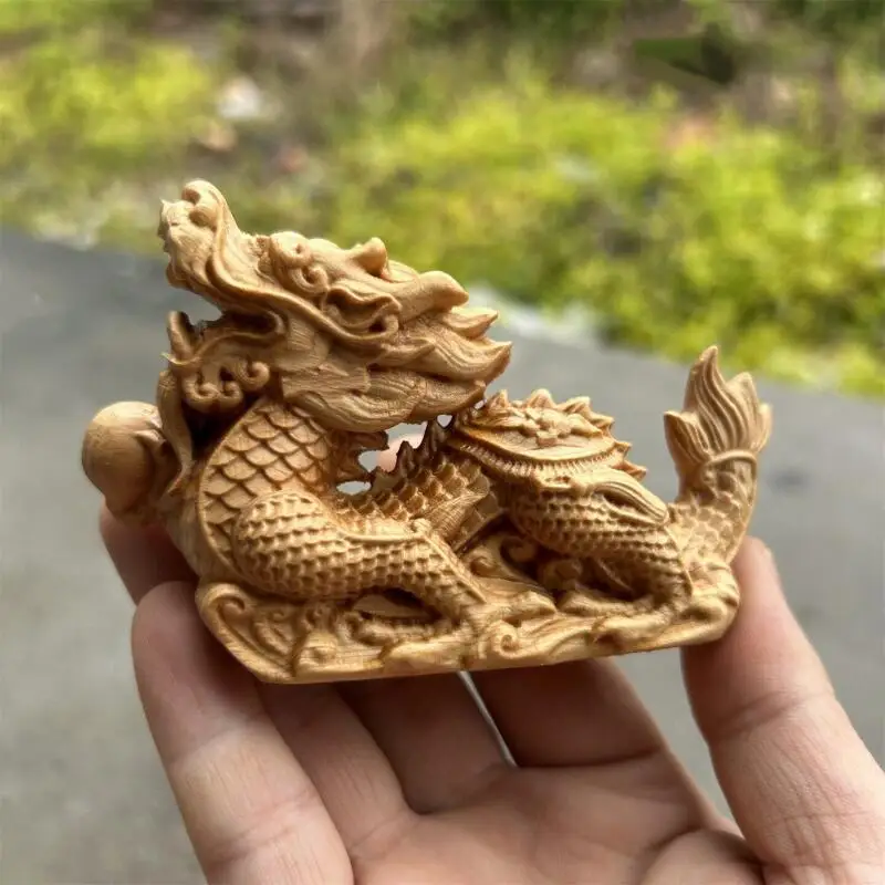 Cliff cypress wood carving zodiac dragon statue handle piece feng shui wealth auspiciousness desktop decoration ornament
Cliff cypress wood carving zodiac dragon statue handle piece feng shui wealth auspiciousness desktop decoration ornament