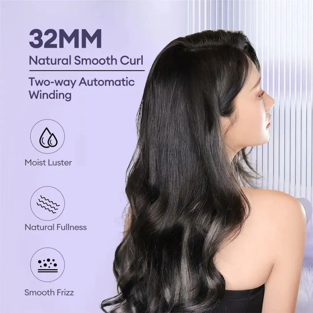 Portable Design 2-in-1 Waver Hair Curling Iron 32mm Barrel Size Straightening And Curling Automatic Rotating Hair Curler
Portable Design 2-in-1 Waver Hair Curling Iron 32mm Barrel Size Straightening And Curling Automatic Rotating Hair Curler