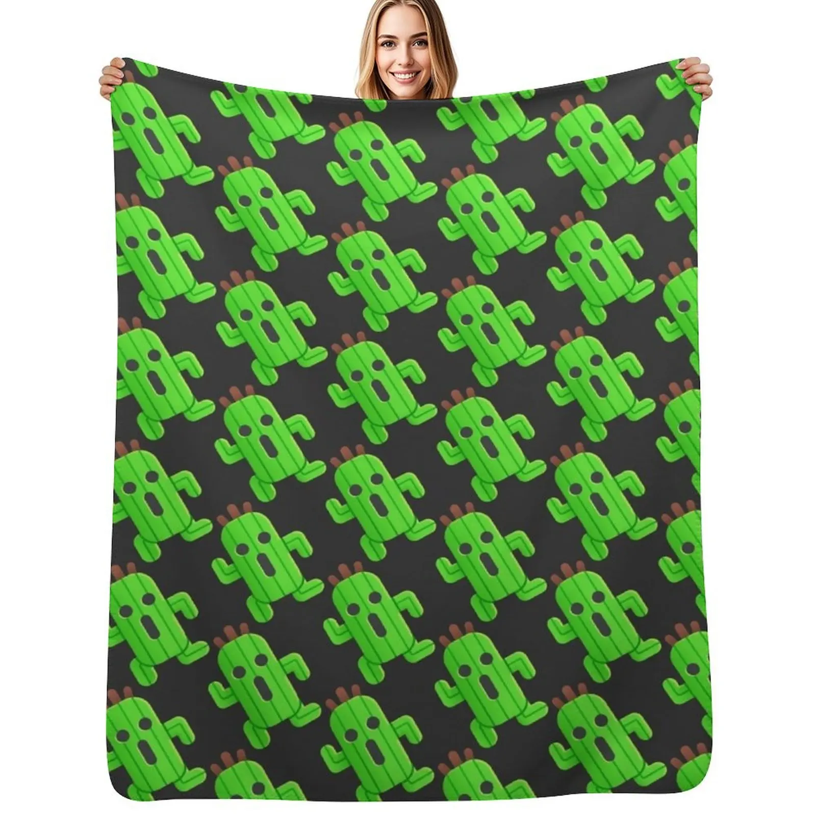 Lil' Cactuar Throw Blanket Warm Comfortable Blanket for Office Napping
Lil' Cactuar Throw Blanket Warm Comfortable Blanket for Office Napping