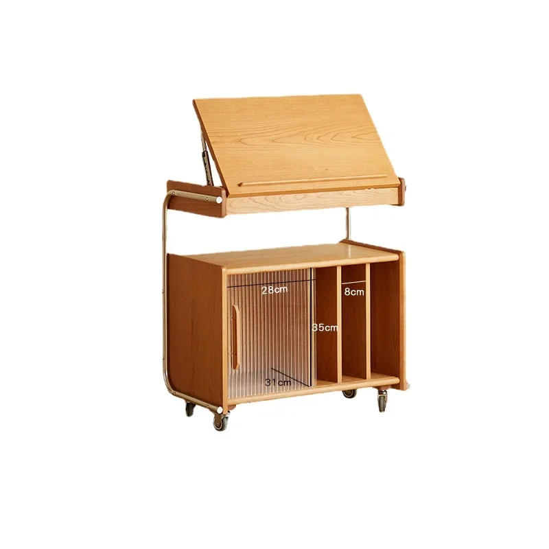 ZL Solid Wood Sofa Side Cabinet Storage Bookshelf Retro Table Movable Magazine
ZL Solid Wood Sofa Side Cabinet Storage Bookshelf Retro Table Movable Magazine