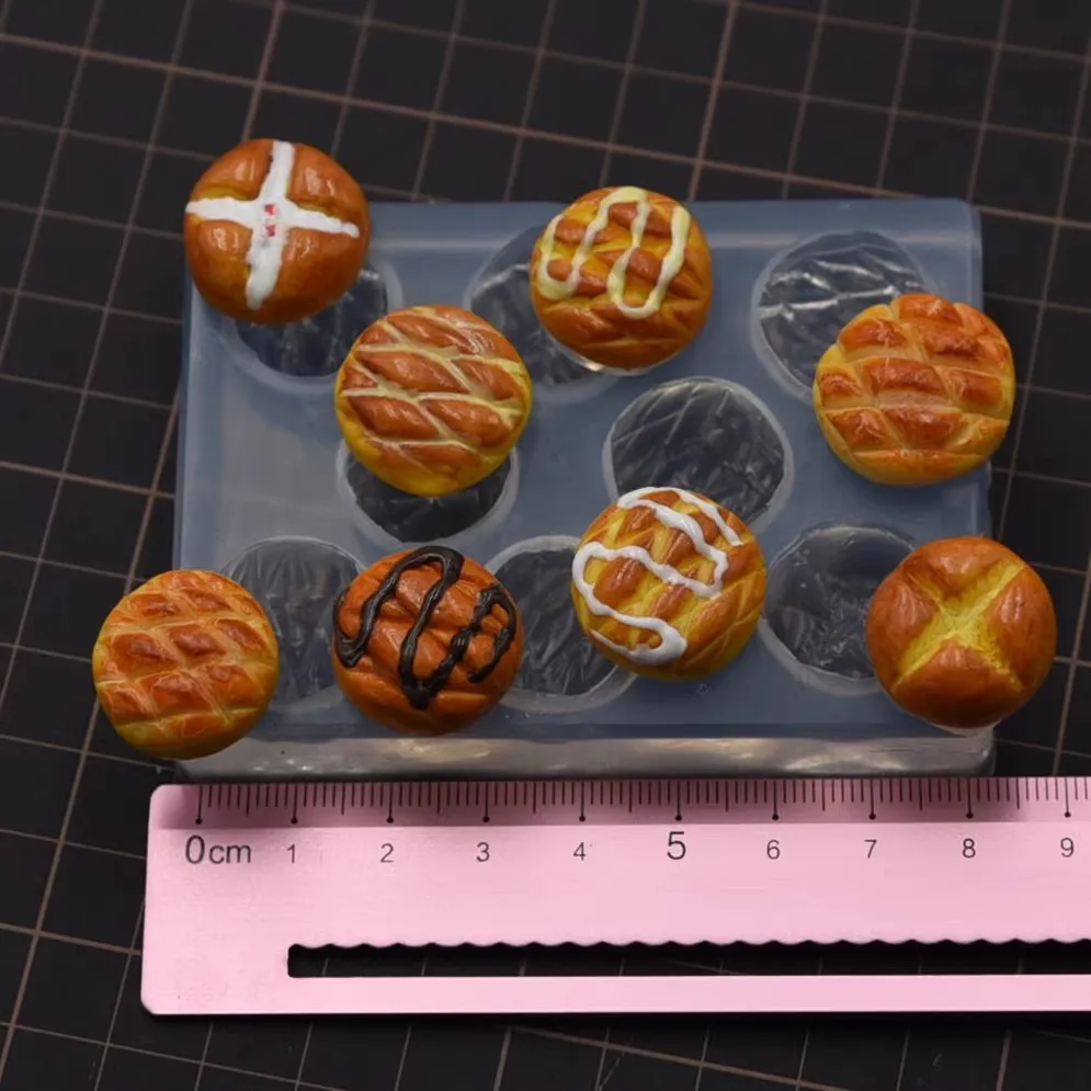 Polymer Soft Ceramic Clay Miniature Pineapple Bun Silicone Molds Air Dry Clay Doll House Food toy Dessert DIY molds
Polymer Soft Ceramic Clay Miniature Pineapple Bun Silicone Molds Air Dry Clay Doll House Food toy Dessert DIY molds