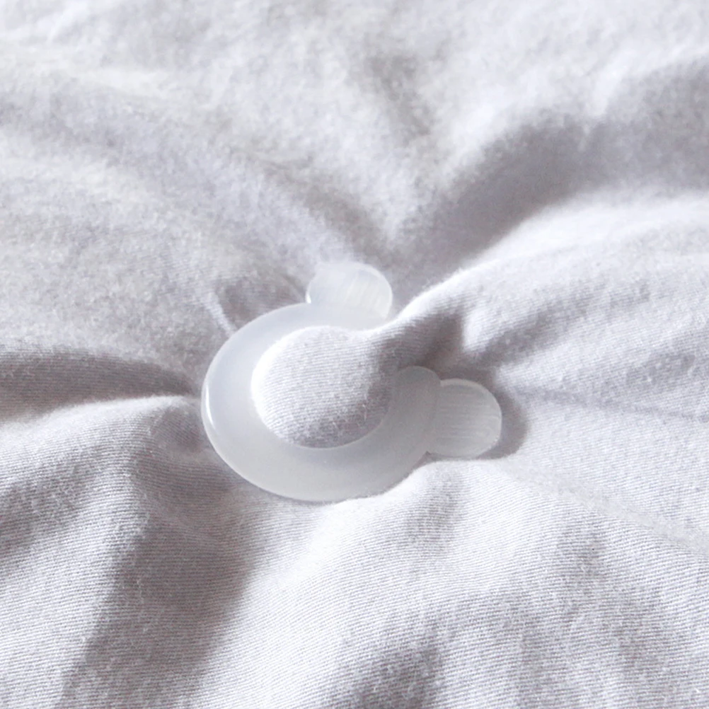 Quilt Fixing Clips for Bed Linen White Long-lasting Bed Sheet Clips Sofa Mat Clamps Fitted Sheet Fastener
Quilt Fixing Clips for Bed Linen White Long-lasting Bed Sheet Clips Sofa Mat Clamps Fitted Sheet Fastener
