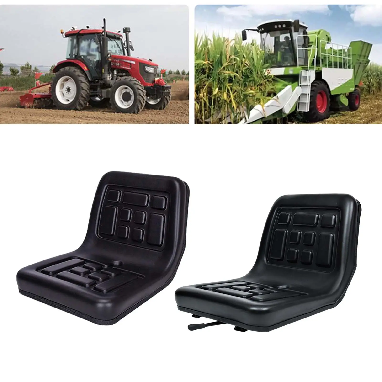 Tractor Seat Thickened PU Leather Sponge Comfortable Lawn Mower Seat Excavator Forklift Seat Breathable Car Accessories
Tractor Seat Thickened PU Leather Sponge Comfortable Lawn Mower Seat Excavator Forklift Seat Breathable Car Accessories