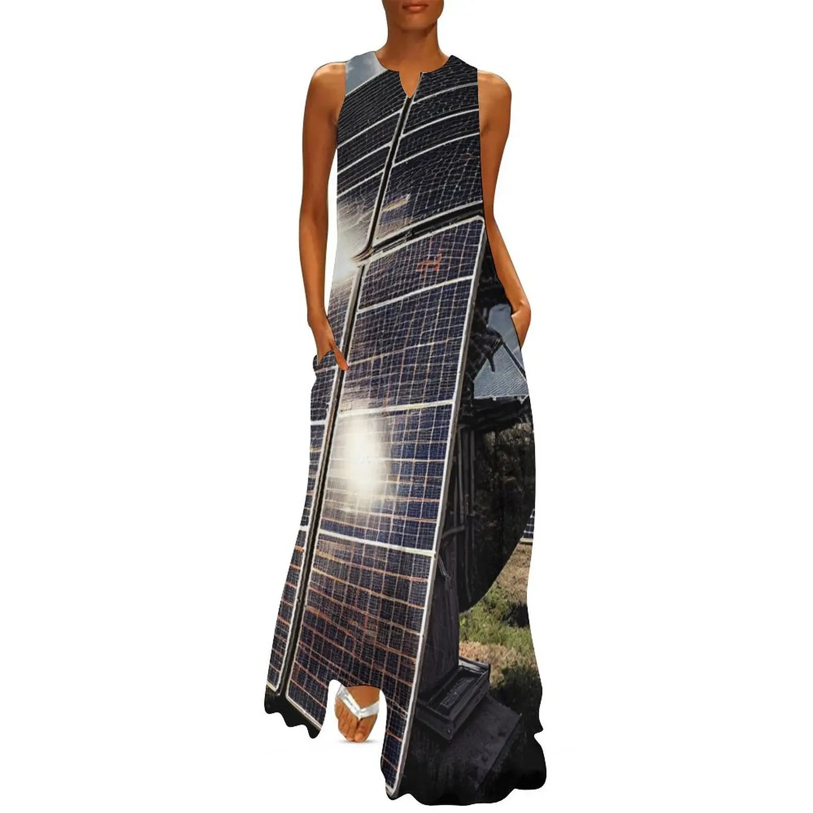 Solar Panels Long Dress dresses for women 2025 summer dress woman 2025 trendy elegant and pretty women's dresses Dress
Solar Panels Long Dress dresses for women 2025 summer dress woman 2025 trendy elegant and pretty women's dresses Dress