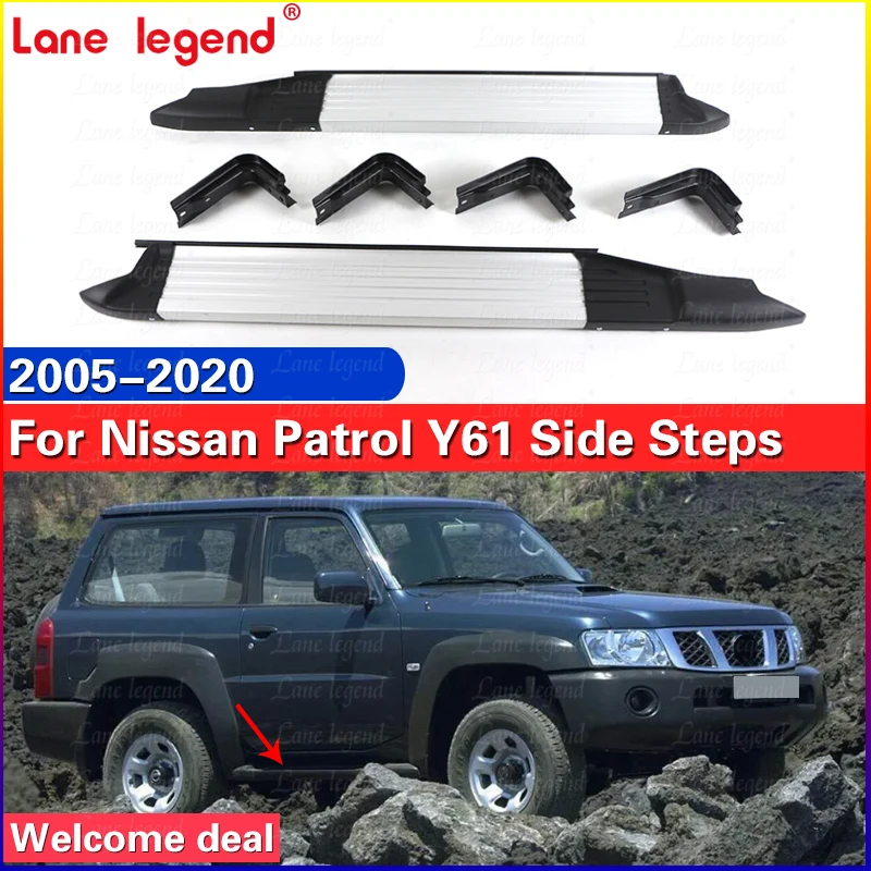 Auto Parts Running Board Fits For Nissan Patrol Y61 2005-2020 Side Steps Two Door Model High Quality Exterior Accessories
Auto Parts Running Board Fits For Nissan Patrol Y61 2005-2020 Side Steps Two Door Model High Quality Exterior Accessories