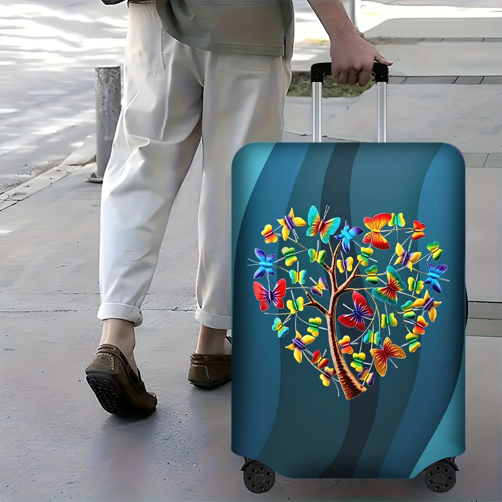 1PC heart-shaped butterfly tree print cover for luggage 18 – 32 inches; dust and elastic travel accessories to effectively prote
1PC heart-shaped butterfly tree print cover for luggage 18 – 32 inches; dust and elastic travel accessories to effectively prote