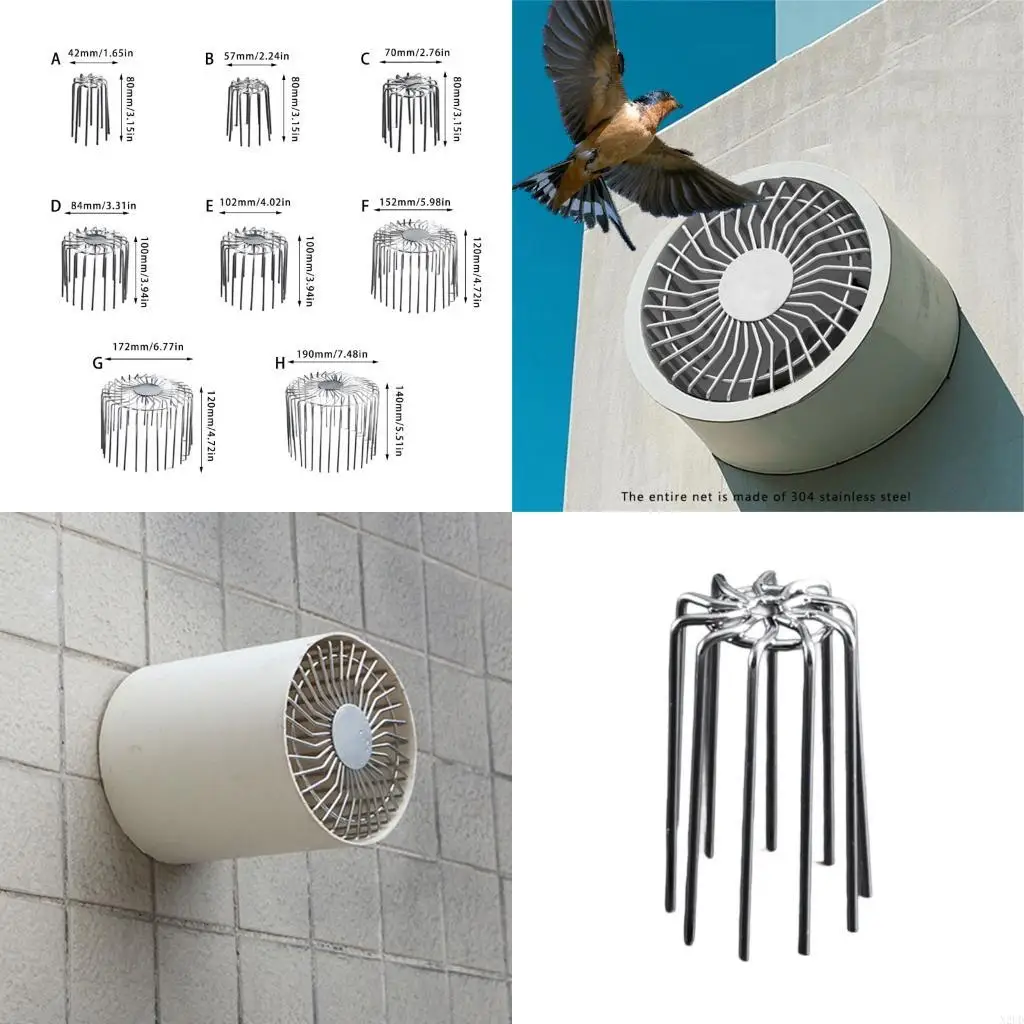 Stainless Steel Drain Pipe Cover Mesh Guard Downpipe Strainer Rain Pipe Caps Anti-blocking Gutter Guard Easy Installation N2UD
Stainless Steel Drain Pipe Cover Mesh Guard Downpipe Strainer Rain Pipe Caps Anti-blocking Gutter Guard Easy Installation N2UD
