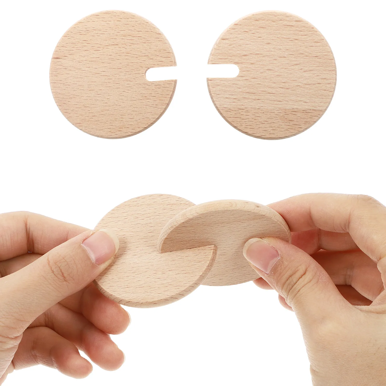 2Sets Interlocking Wood Discs Educational Learning Development Gripping Skills Sensory Stimulation for Early
2Sets Interlocking Wood Discs Educational Learning Development Gripping Skills Sensory Stimulation for Early