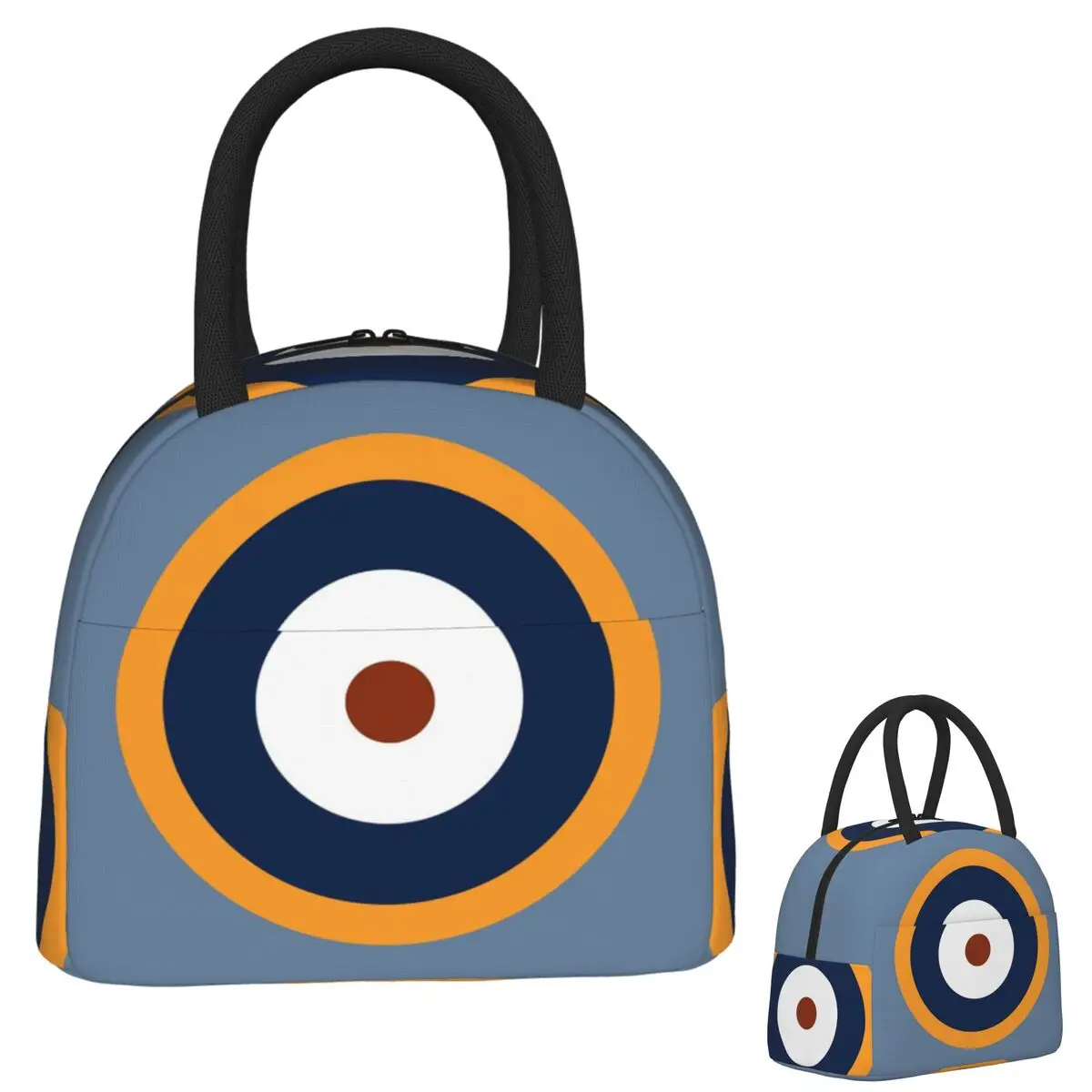 Версия RAF Roundel, используемая во время Второй мировой войны, изолированная сумка для обеда для женщин и детей, портативные коробки для еды, термосумка для обеда
Версия RAF Roundel, используемая во время Второй мировой войны, изолированная сумка для обеда для женщин и детей, портативные коробки для еды, термосумка для обеда