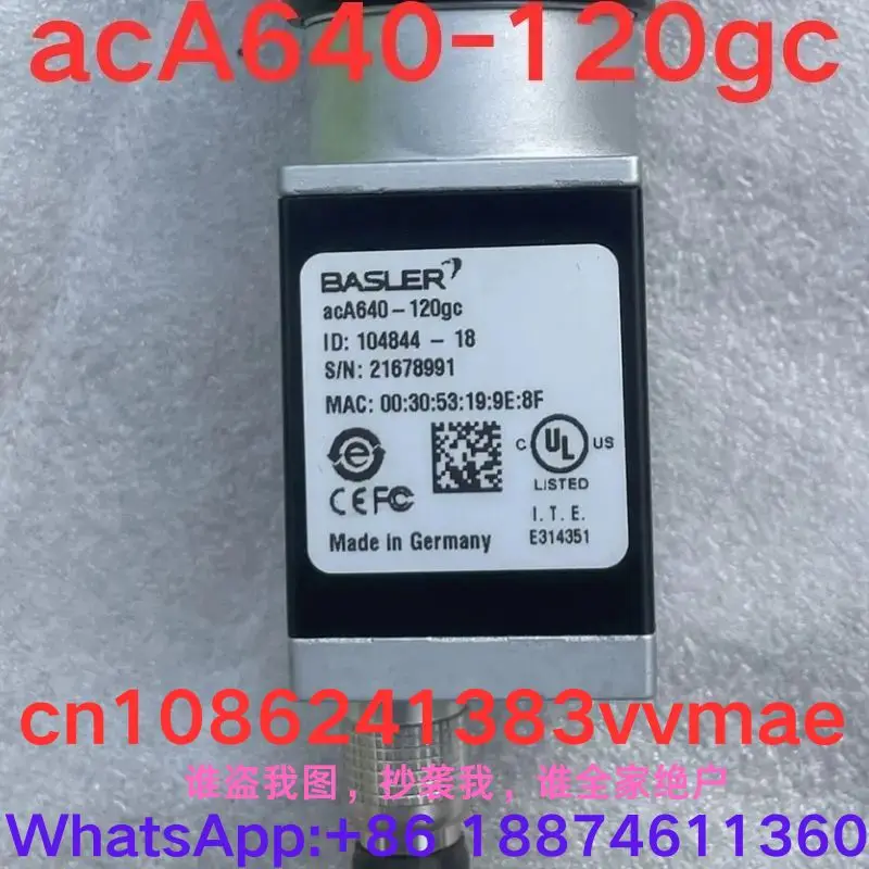 Second-hand test OK Industrial Camera acA640-120gc
Second-hand test OK Industrial Camera acA640-120gc