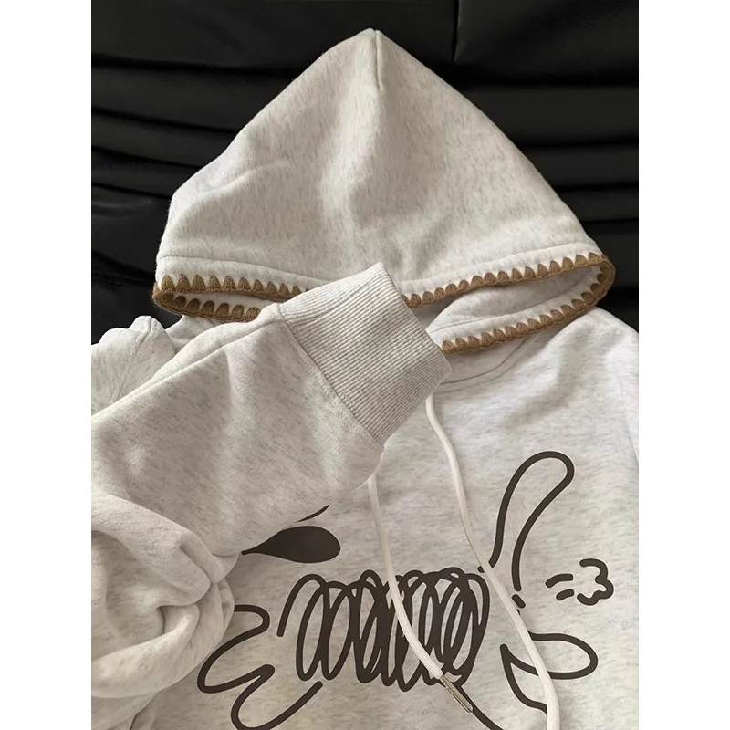 Large Size Men's Hoodie Sweatirt Autumn Winter American Retro Dog Print Casual Outerwear Couple's Pullover Polyester Fabric
Large Size Men's Hoodie Sweatirt Autumn Winter American Retro Dog Print Casual Outerwear Couple's Pullover Polyester Fabric