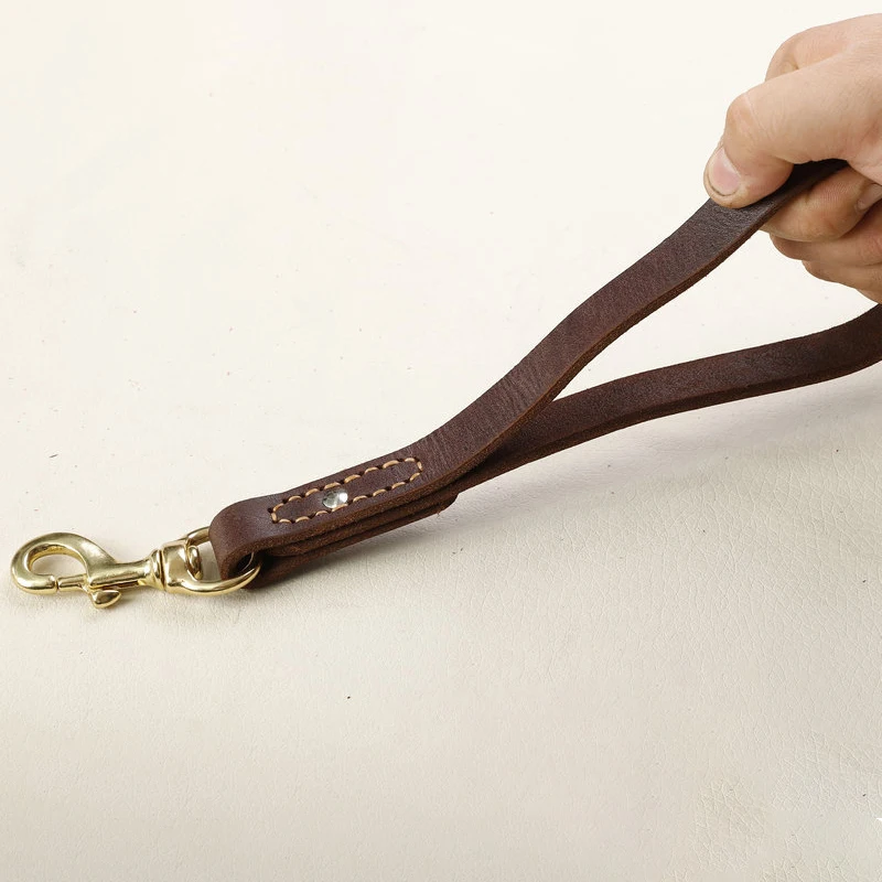 Genuine Leather One step Short Dog Leash Real Leather traction belt Explosion-proof pet Walking Training Lead for Large Big Dogs
Genuine Leather One step Short Dog Leash Real Leather traction belt Explosion-proof pet Walking Training Lead for Large Big Dogs