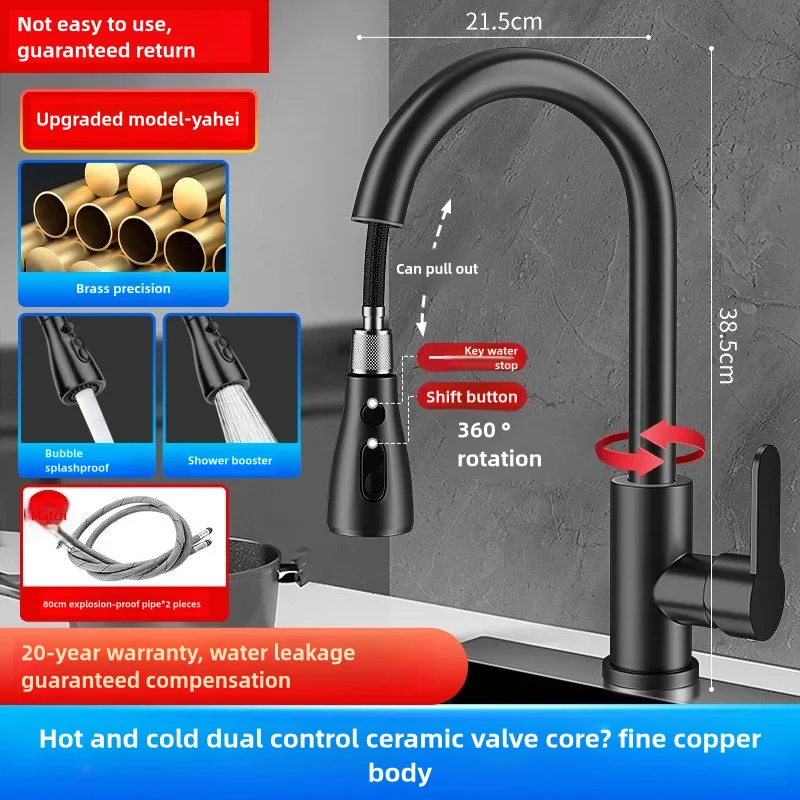 Кухонный Смеситель grifo cocina grifos de cocina, матовый кухонный смеситель для раковины, выдвижной кухонный смеситель с 3 функциональными насадками
Кухонный Смеситель grifo cocina grifos de cocina, матовый кухонный смеситель для раковины, выдвижной кухонный смеситель с 3 функциональными насадками