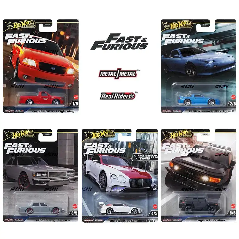 Литая под давлением модель Hot Wheels Fast & Furious Cars Nissan/Ford/Chevy/Bentley/Toyota 1/64 HNW46 9C6H 
Литая под давлением модель Hot Wheels Fast & Furious Cars Nissan/Ford/Chevy/Bentley/Toyota 1/64 HNW46 9C6H