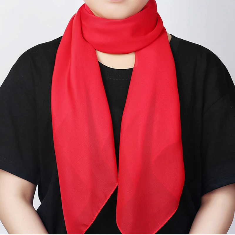 Summer Square Scarf Solid Color Chiffon Neck Shawl Bandana Headscarf Kerchief Women Girl Beach Vacation Clothing Accessories
Summer Square Scarf Solid Color Chiffon Neck Shawl Bandana Headscarf Kerchief Women Girl Beach Vacation Clothing Accessories