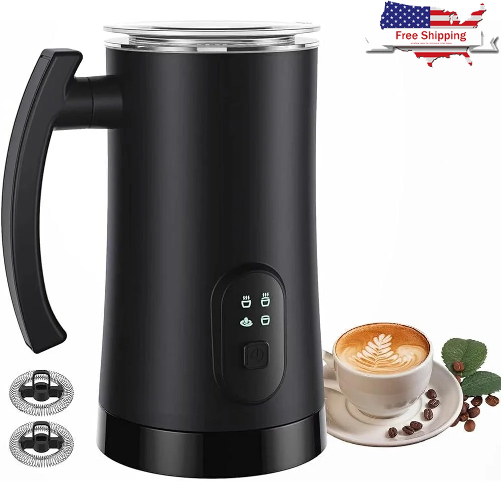 Electric Milk Frother 4 in 1 Automatic Milk Steamer Foam Maker For Coffee Latte Cappuccino Hot Chocolate Ideal Home Office
Electric Milk Frother 4 in 1 Automatic Milk Steamer Foam Maker For Coffee Latte Cappuccino Hot Chocolate Ideal Home Office