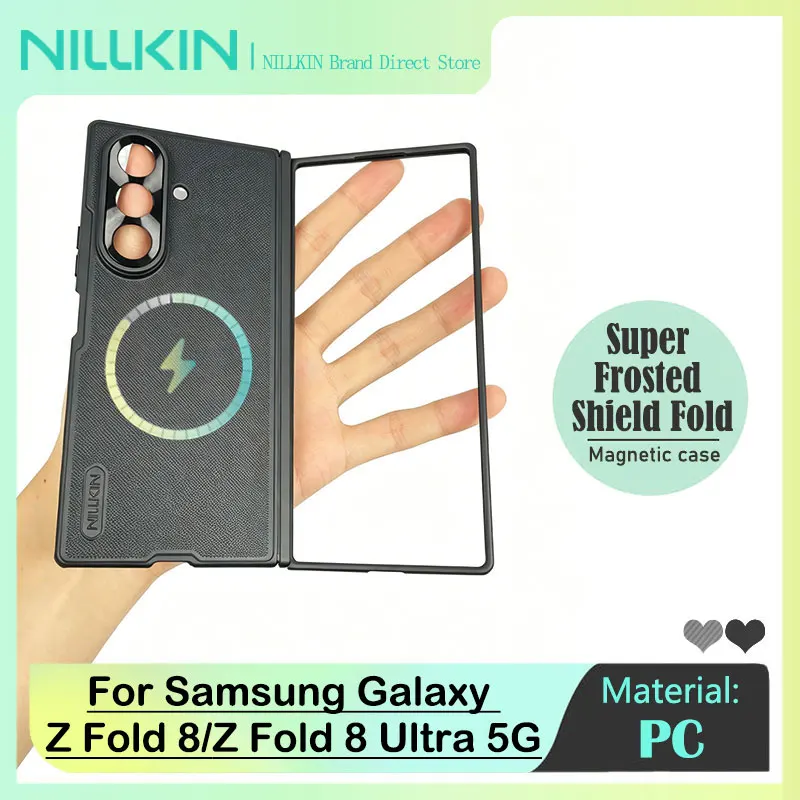 NILLKIN Magnetic Case For Samsung Galaxy Z Fold 8 / Z Fold 8 Ultra, Built-in Magnets Hybrid Armor Matte Slim Fit Phone Cover
NILLKIN Magnetic Case For Samsung Galaxy Z Fold 8 / Z Fold 8 Ultra, Built-in Magnets Hybrid Armor Matte Slim Fit Phone Cover