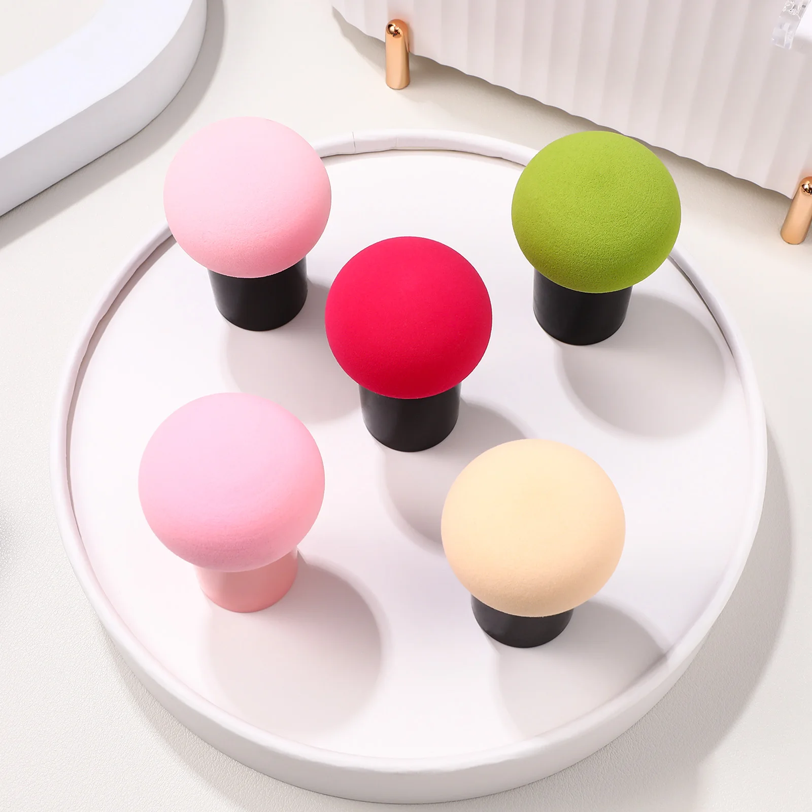 5pcs Dry Wet Beauty Sponge Foundation Puff Soft Makeup Applicator For Liquid Cream Blush Highlighter Portable Travel Essential
5pcs Dry Wet Beauty Sponge Foundation Puff Soft Makeup Applicator For Liquid Cream Blush Highlighter Portable Travel Essential