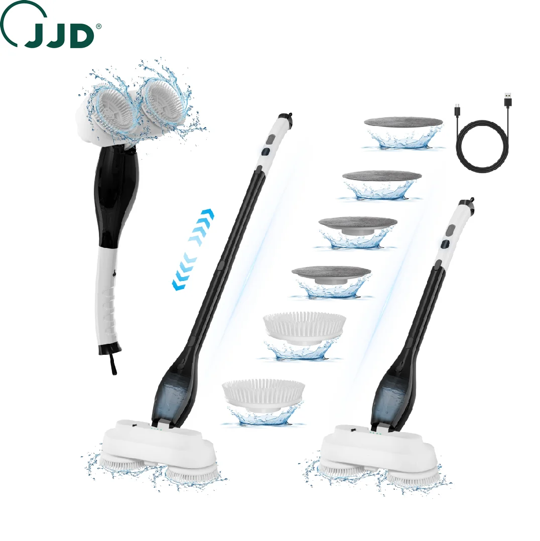 Cordless Electric Spin Mop Dual Rotating Brushes Floor Scrubber Handheld Power Scrubber For Tile Aquarium Home Deep Cleaning
Cordless Electric Spin Mop Dual Rotating Brushes Floor Scrubber Handheld Power Scrubber For Tile Aquarium Home Deep Cleaning