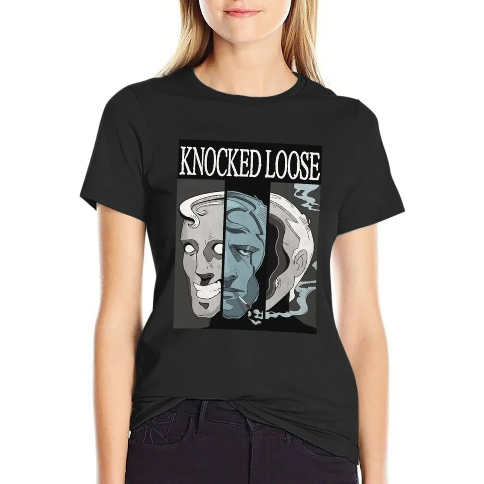 Knocked Loose Art T-shirt funny summer clothes korean fashion tshirts for Women
Knocked Loose Art T-shirt funny summer clothes korean fashion tshirts for Women