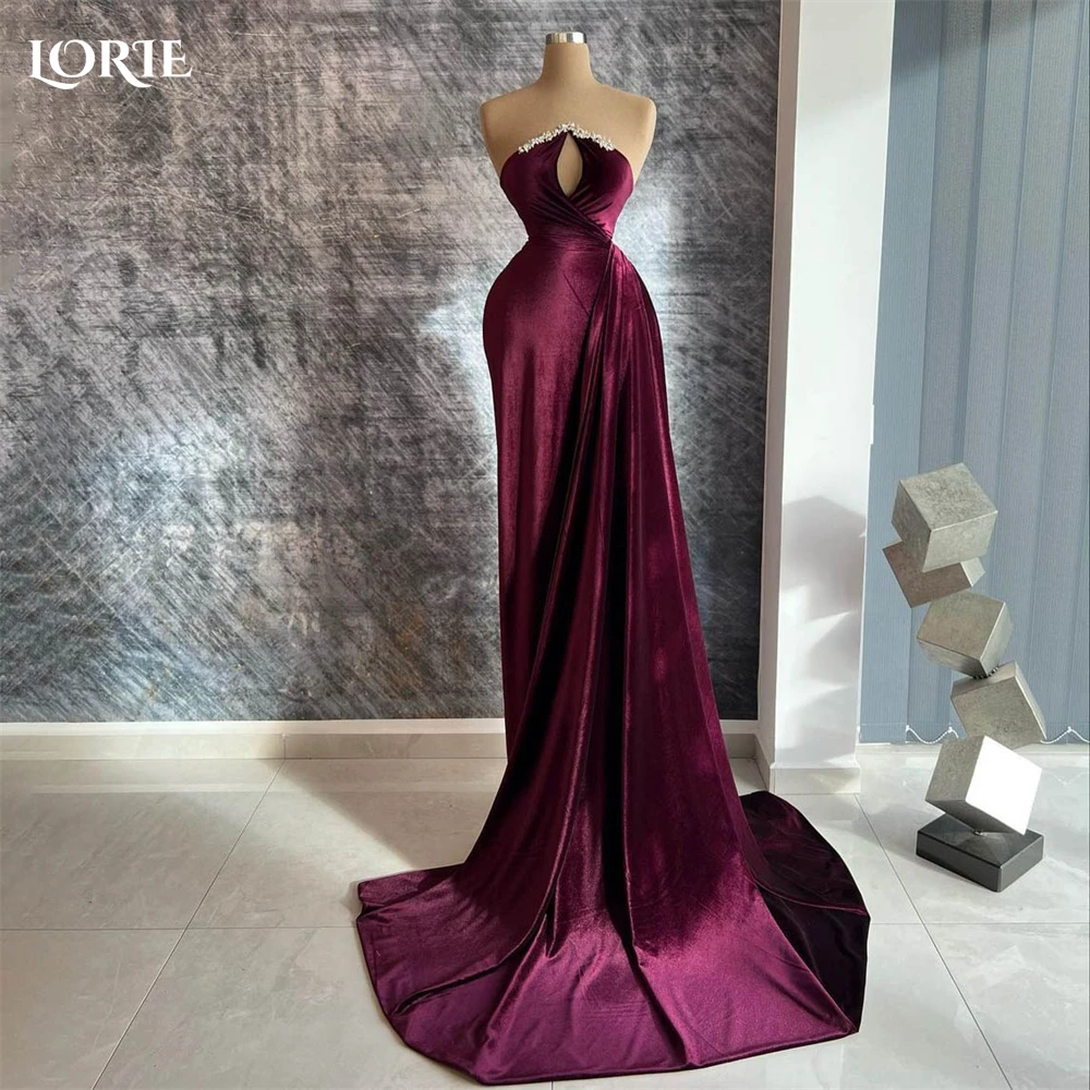 LORIE Elegant Mermaid Formal Evening Dresses Off Shoulder Pleated Dubai Prom Dress Arabia Detachable Sleeves Bride Party Gowns
LORIE Elegant Mermaid Formal Evening Dresses Off Shoulder Pleated Dubai Prom Dress Arabia Detachable Sleeves Bride Party Gowns