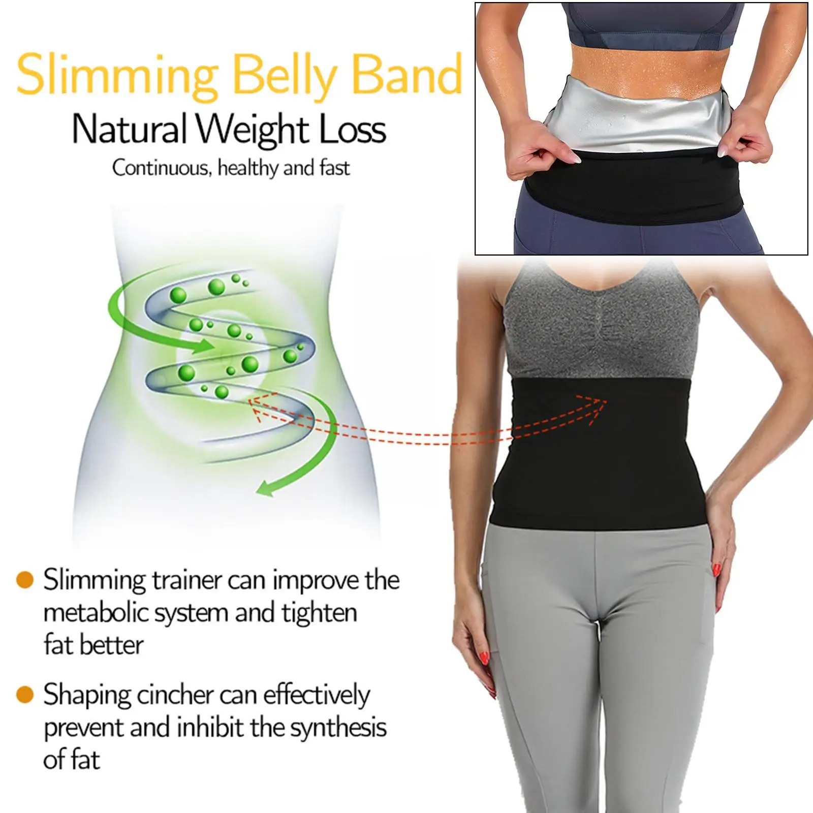 Women Waist Trainer Tummy Control Exercise Shapewear Trimmer Belt
Women Waist Trainer Tummy Control Exercise Shapewear Trimmer Belt