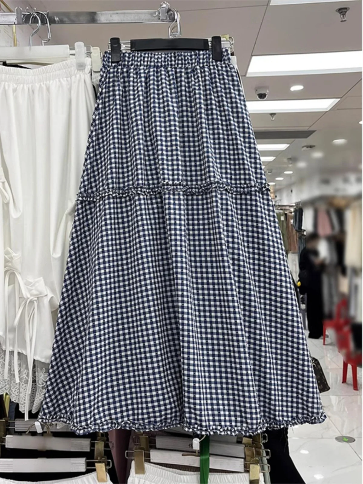 High Waist Plaid Skirt Women's A-Line Midi Skirt Slimming Effect Spring Summer Autumn Winter Cheered Skirt Faionable
High Waist Plaid Skirt Women's A-Line Midi Skirt Slimming Effect Spring Summer Autumn Winter Cheered Skirt Faionable