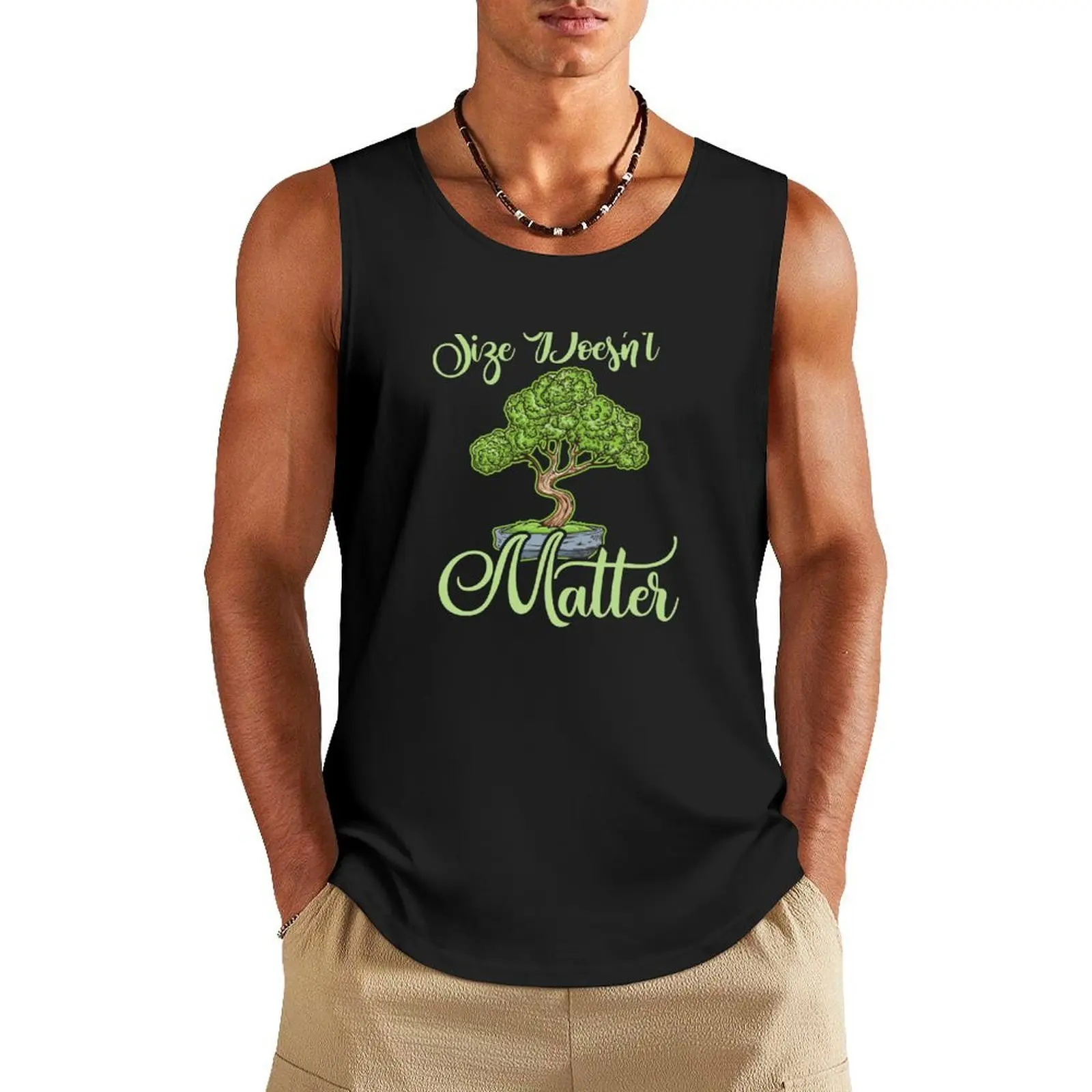 Bonsai Funny Quote Size Doesn't Matter Humor Gift Tank Top Men's summer t-shirt plain t-shirt Working vest
Bonsai Funny Quote Size Doesn't Matter Humor Gift Tank Top Men's summer t-shirt plain t-shirt Working vest