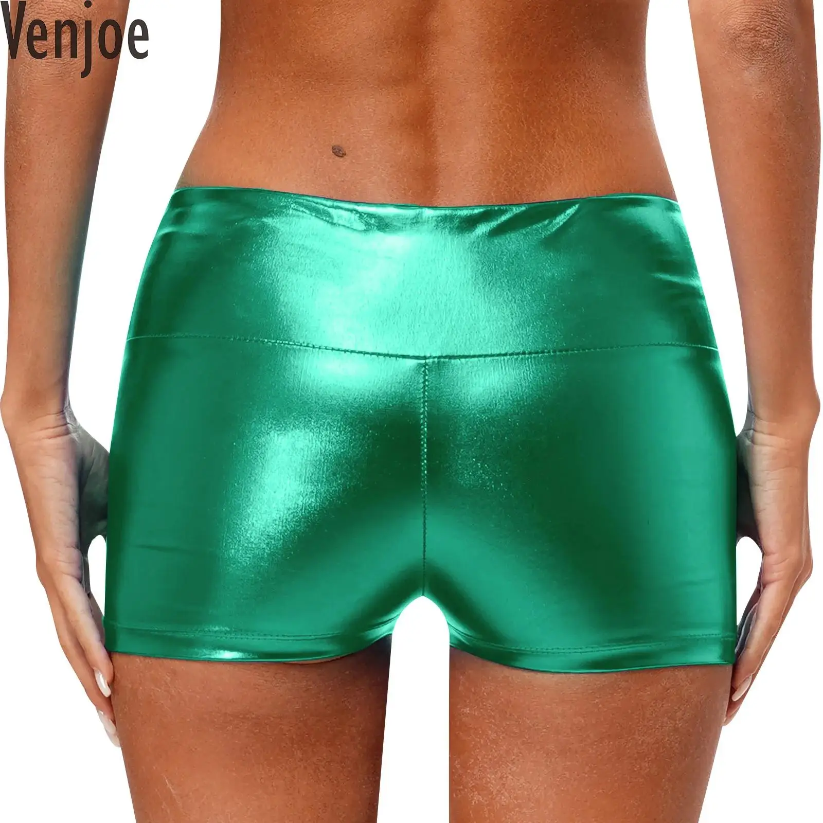 Womens Metallic Shiny High Waist Dance Shorts Widen Waistband Bodycon Bottoms Activewear for Sports Gymnastic Club Carnivals
Womens Metallic Shiny High Waist Dance Shorts Widen Waistband Bodycon Bottoms Activewear for Sports Gymnastic Club Carnivals