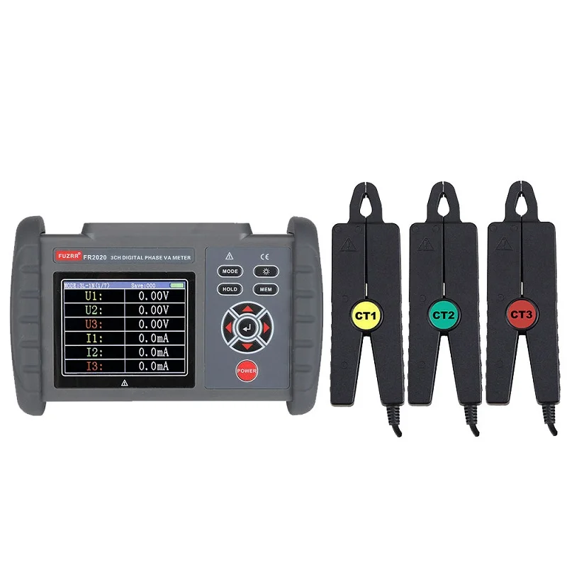 FR2020 Digital Voltammeter Current Power Factor Meter Transformer Wiring Groups Inductive Capacitive Inspection Tester
FR2020 Digital Voltammeter Current Power Factor Meter Transformer Wiring Groups Inductive Capacitive Inspection Tester