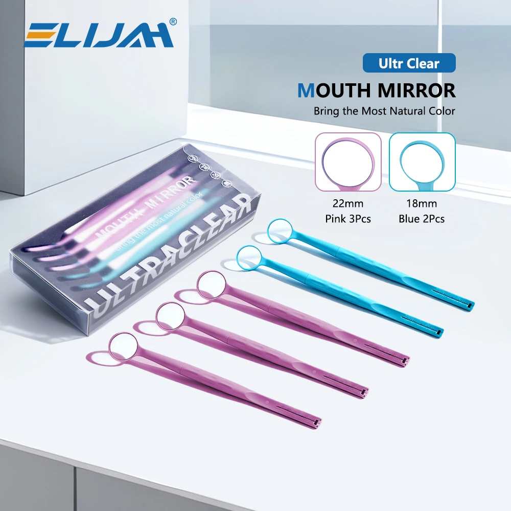 ELIJAH 18/22mm Ultr Clear Dental Mouth Mirror 36 Optical Coatings 134℃ Autoclavable Functional Handle Design Dentistry Tools
ELIJAH 18/22mm Ultr Clear Dental Mouth Mirror 36 Optical Coatings 134℃ Autoclavable Functional Handle Design Dentistry Tools