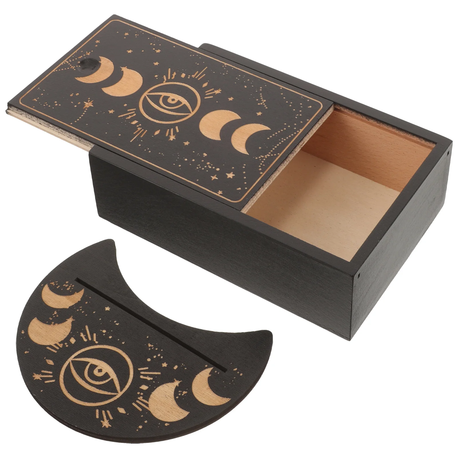 Wooden Tarot Card Box Holder Compact Lightweight Practical Texture Storage Container Divination Accessory Meditation Activity
Wooden Tarot Card Box Holder Compact Lightweight Practical Texture Storage Container Divination Accessory Meditation Activity