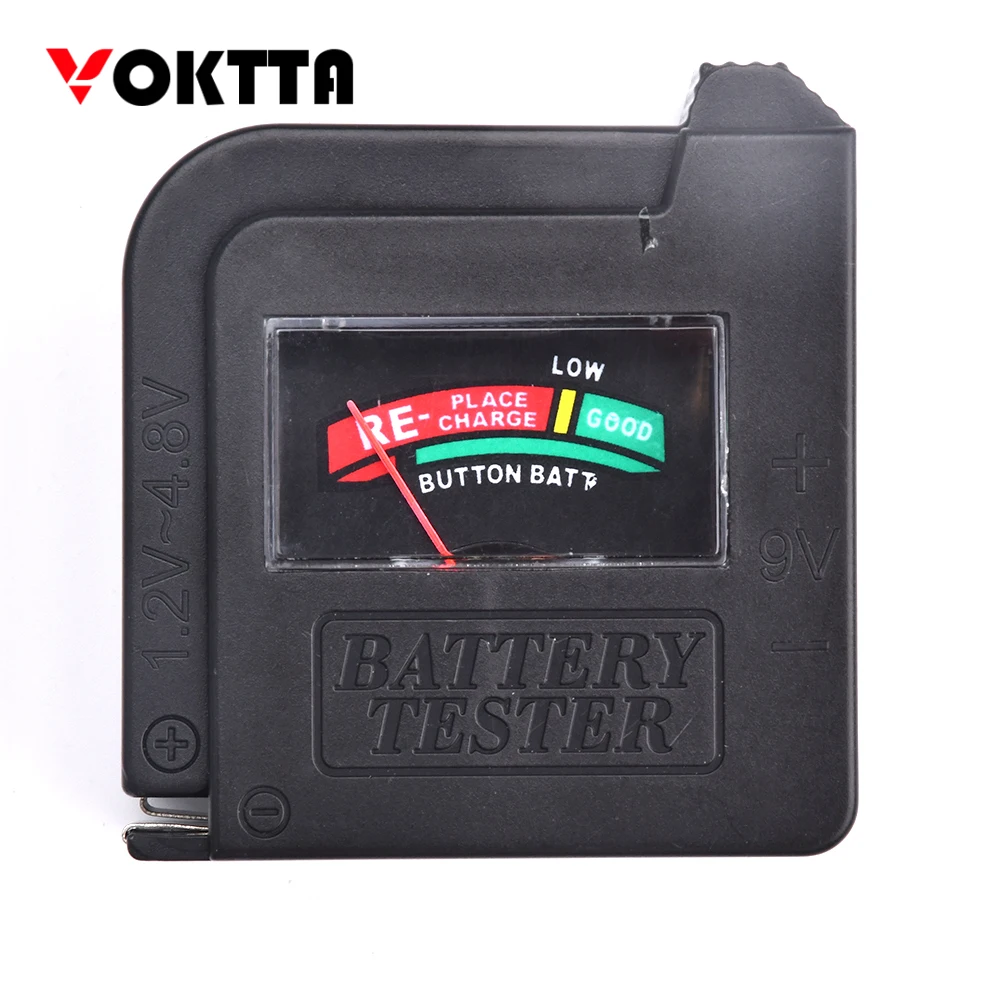 BT860 Handheld Battery Tester Lightweight Universal Battery Voltage Tester for 1.5V/AA/AA/9V Button Batteries Battery Testers
BT860 Handheld Battery Tester Lightweight Universal Battery Voltage Tester for 1.5V/AA/AA/9V Button Batteries Battery Testers