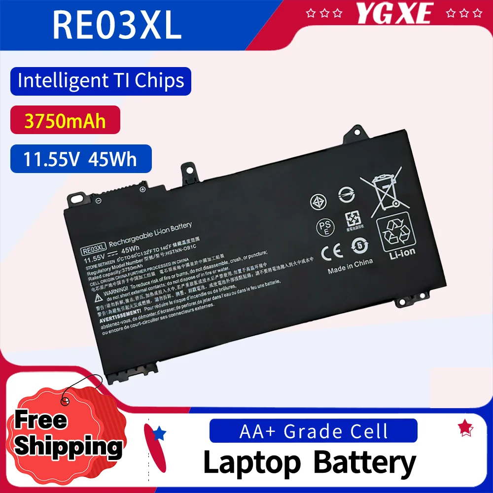 Аккумулятор RE03XL для HP ProBook 450 G6 450 G7 440 G6 430 445 455R G6 430 440 445 G7 L32407-541 L32407-AC1 HSTNN-OB1C
Аккумулятор RE03XL для HP ProBook 450 G6 450 G7 440 G6 430 445 455R G6 430 440 445 G7 L32407-541 L32407-AC1 HSTNN-OB1C
