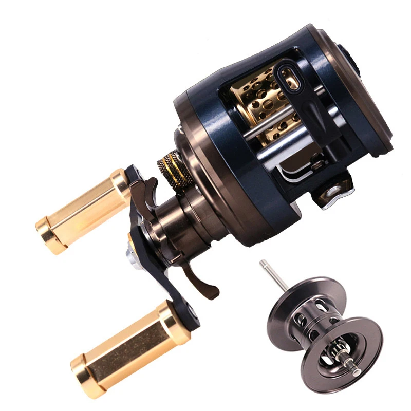 Jetshark Baitcasting Reel 6.2: 1 Gear Ratio Drum Wheel 4kg Max Drag 11+1 Ball Bearing Freshwater Metal Spool Bass Fishing Reel C
Jetshark Baitcasting Reel 6.2: 1 Gear Ratio Drum Wheel 4kg Max Drag 11+1 Ball Bearing Freshwater Metal Spool Bass Fishing Reel C