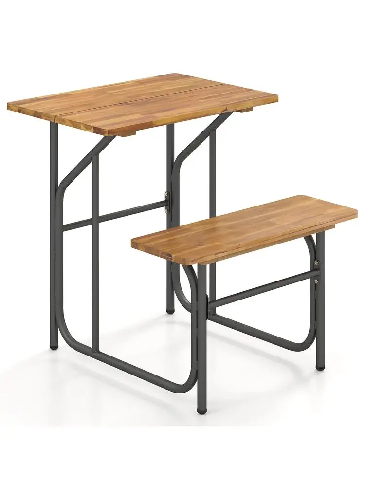 Acacia Wood Patio Table Bench Set One-Side Picnic Table and Seat
Acacia Wood Patio Table Bench Set One-Side Picnic Table and Seat