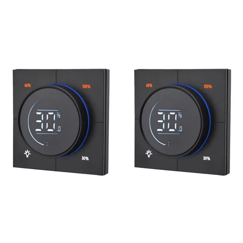 【DIGITAL GADGET】2X Infinite Knob Dimmer Regulator Zigbee 3.0 PC Panel Wall Light Switch 150-300W AC 110-240V Digital LCD Yandex(
【DIGITAL GADGET】2X Infinite Knob Dimmer Regulator Zigbee 3.0 PC Panel Wall Light Switch 150-300W AC 110-240V Digital LCD Yandex(