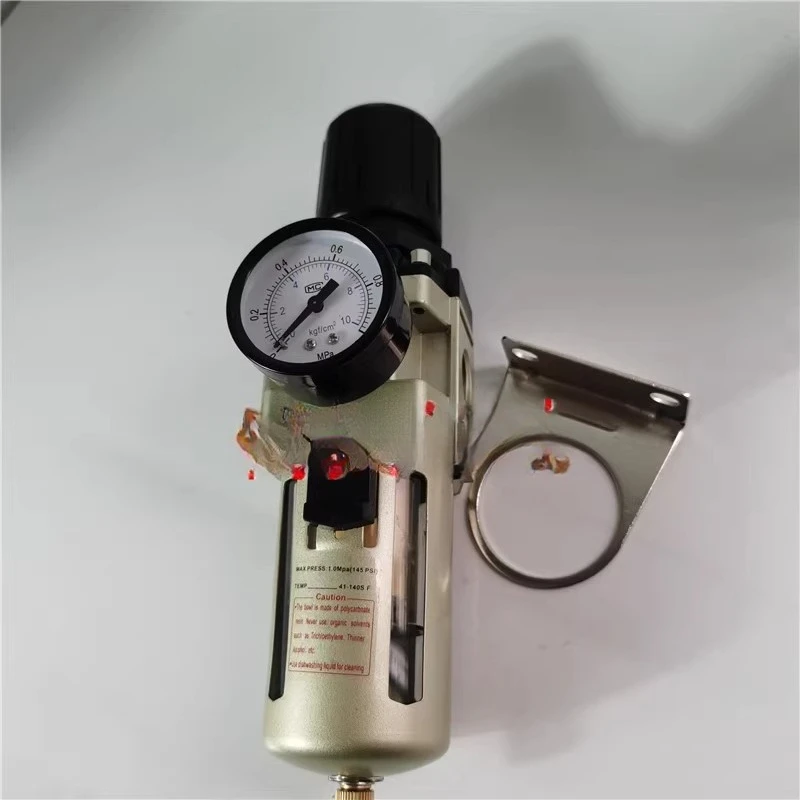 Pressure reducing valve AW 2000-02 AW3000-03 AW4000-04 Pressure regulating filter Oil and water separation
Pressure reducing valve AW 2000-02 AW3000-03 AW4000-04 Pressure regulating filter Oil and water separation