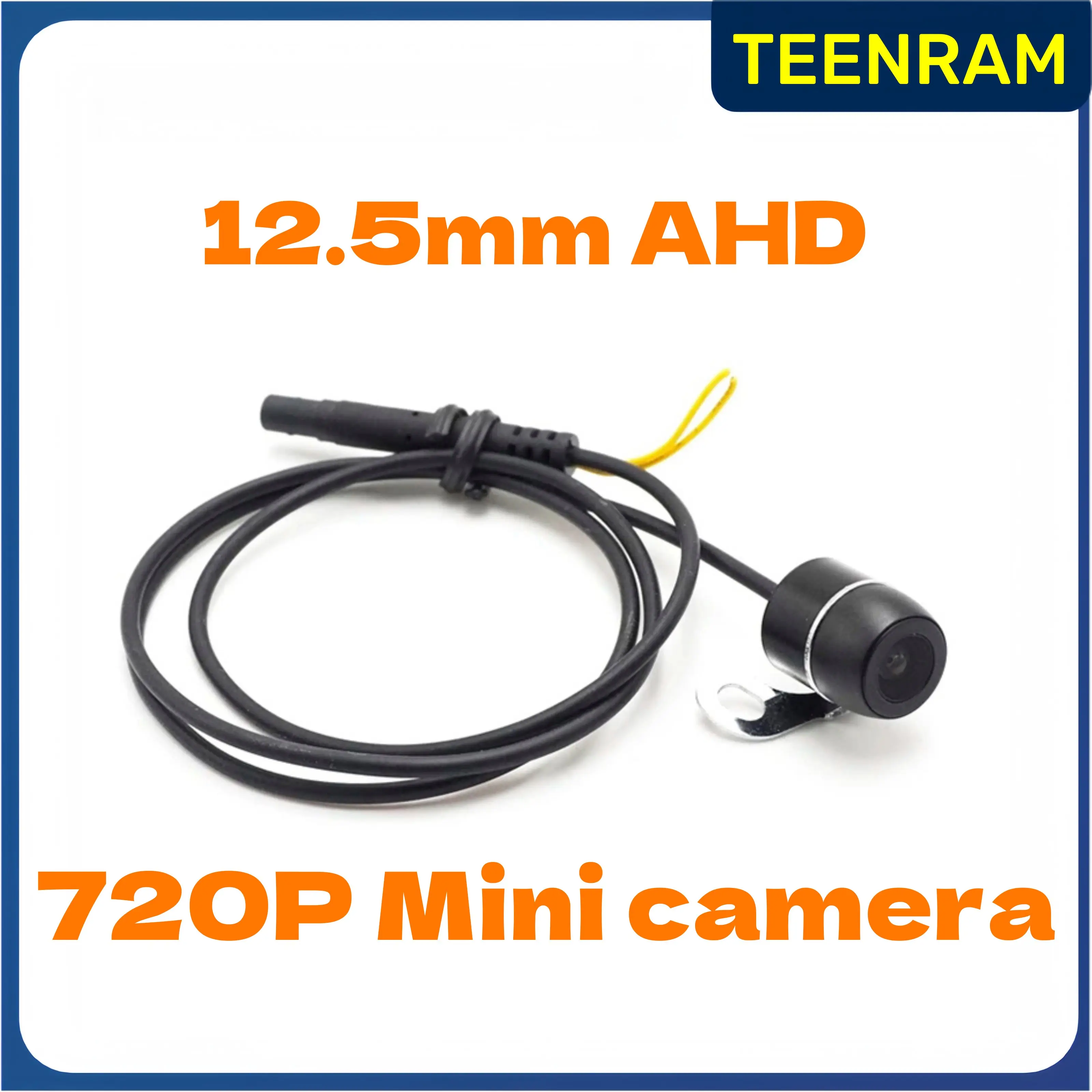 TEENRAM подходит для нескольких моделей транспортных средств, 12,5 мм, мини-AHD, цветная автомобильная камера ночного видения, подвесная, простая в установке камера
TEENRAM подходит для нескольких моделей транспортных средств, 12,5 мм, мини-AHD, цветная автомобильная камера ночного видения, подвесная, простая в установке камера