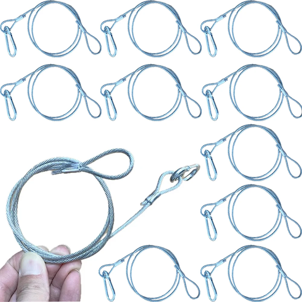 10pcs DJ Light Safety Cable 3mm 70cm Silver Black Steel Wire Mobile Stage Securite Rope Truss Aluminium Clamps LED Moving Head
10pcs DJ Light Safety Cable 3mm 70cm Silver Black Steel Wire Mobile Stage Securite Rope Truss Aluminium Clamps LED Moving Head